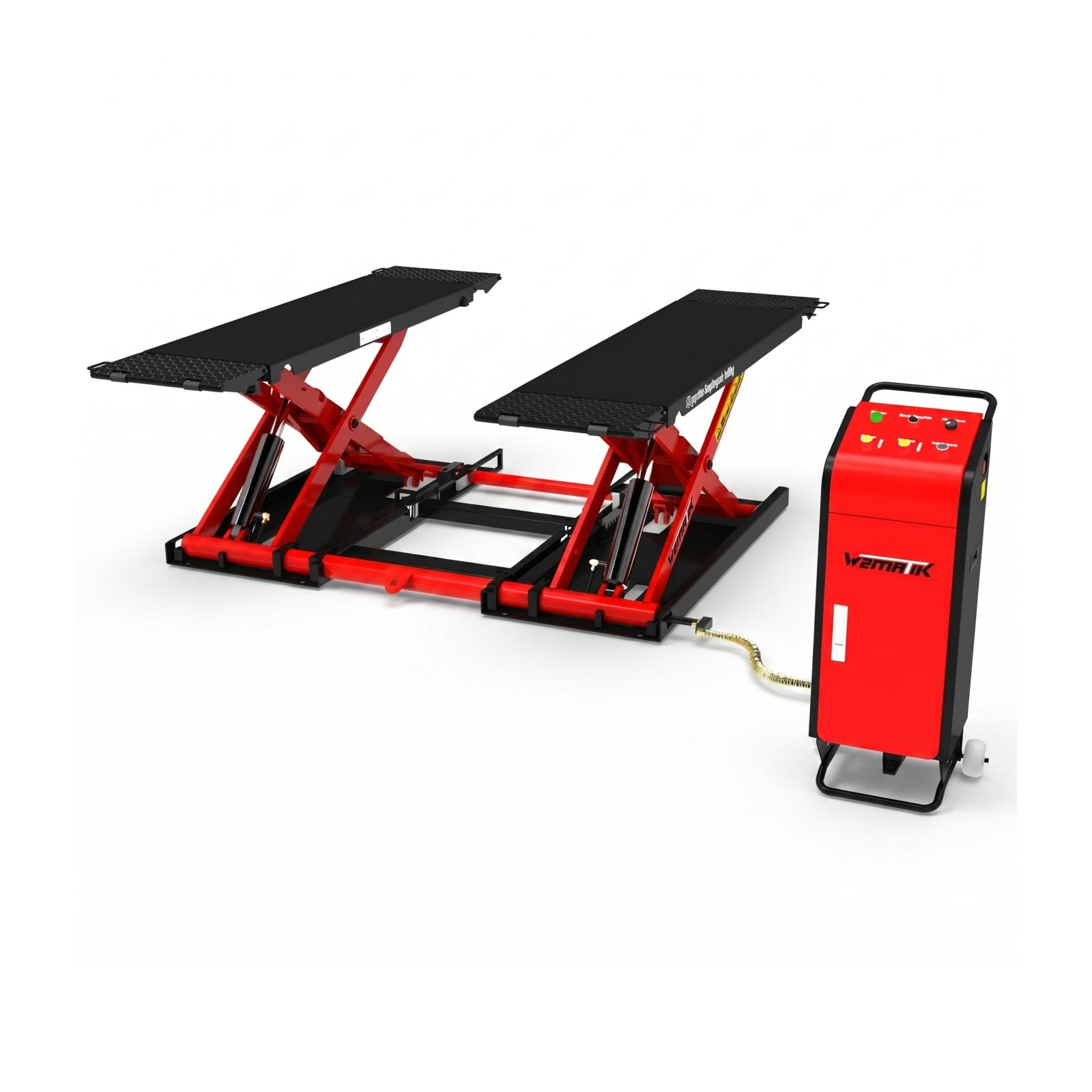 Scherenhebebühne "San Francisco Plus 2.0" - 4000 kg Hubkraft, Fahrwerk