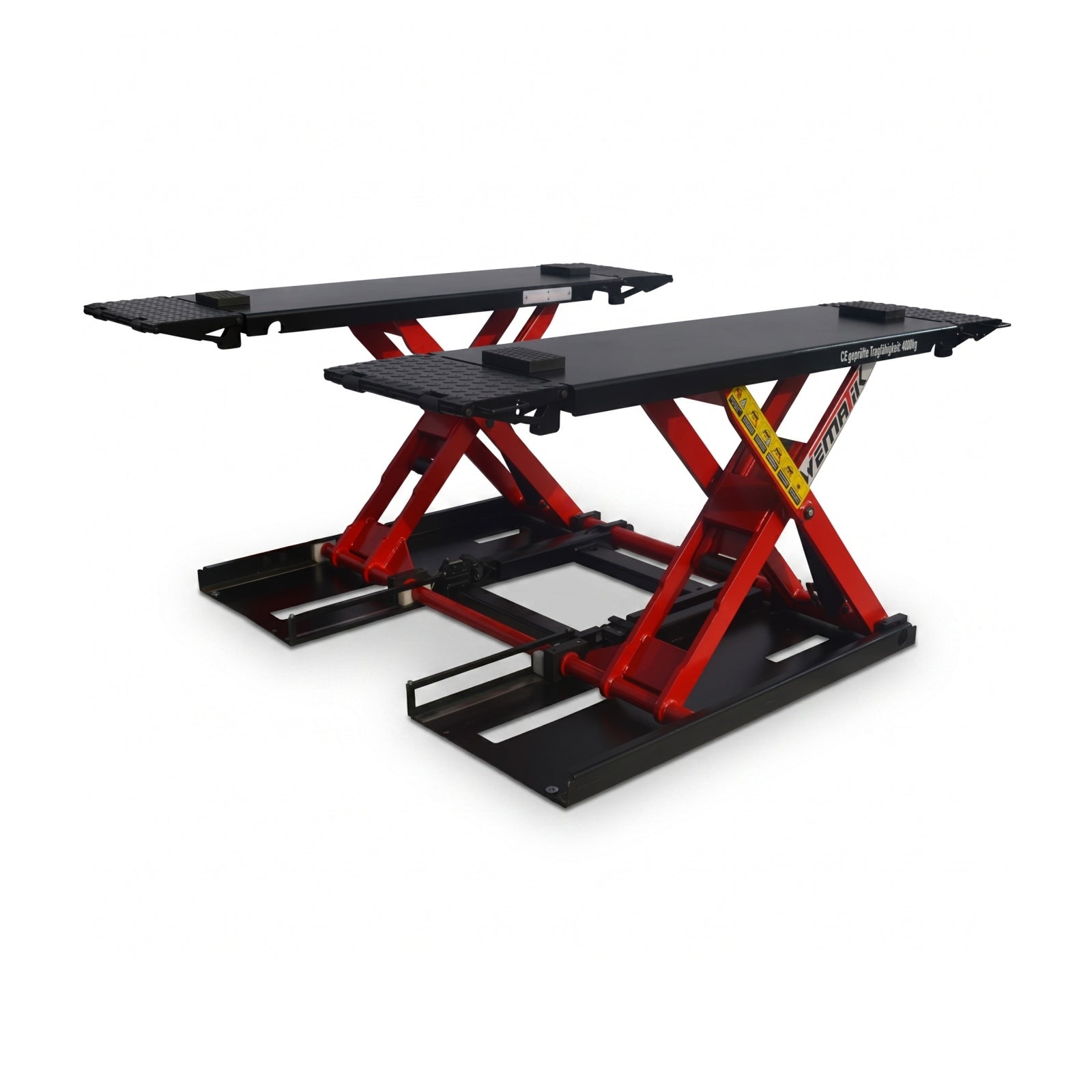 Scherenhebebühne "San Francisco Plus 2.0" - 4000 kg Hubkraft, Fahrwerk