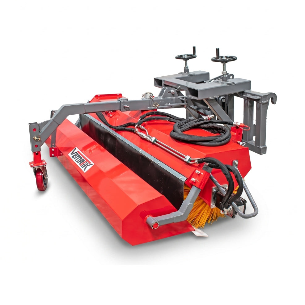Anbau-Kehrmaschine "Canberra 220" - 2,2 m Arbeitsbreite, Euro-Aufnahme, Staplerzinken