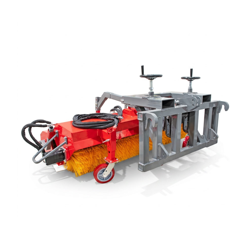 Anbau-Kehrmaschine "Canberra 220" - 2,2 m Arbeitsbreite, Euro-Aufnahme, Staplerzinken