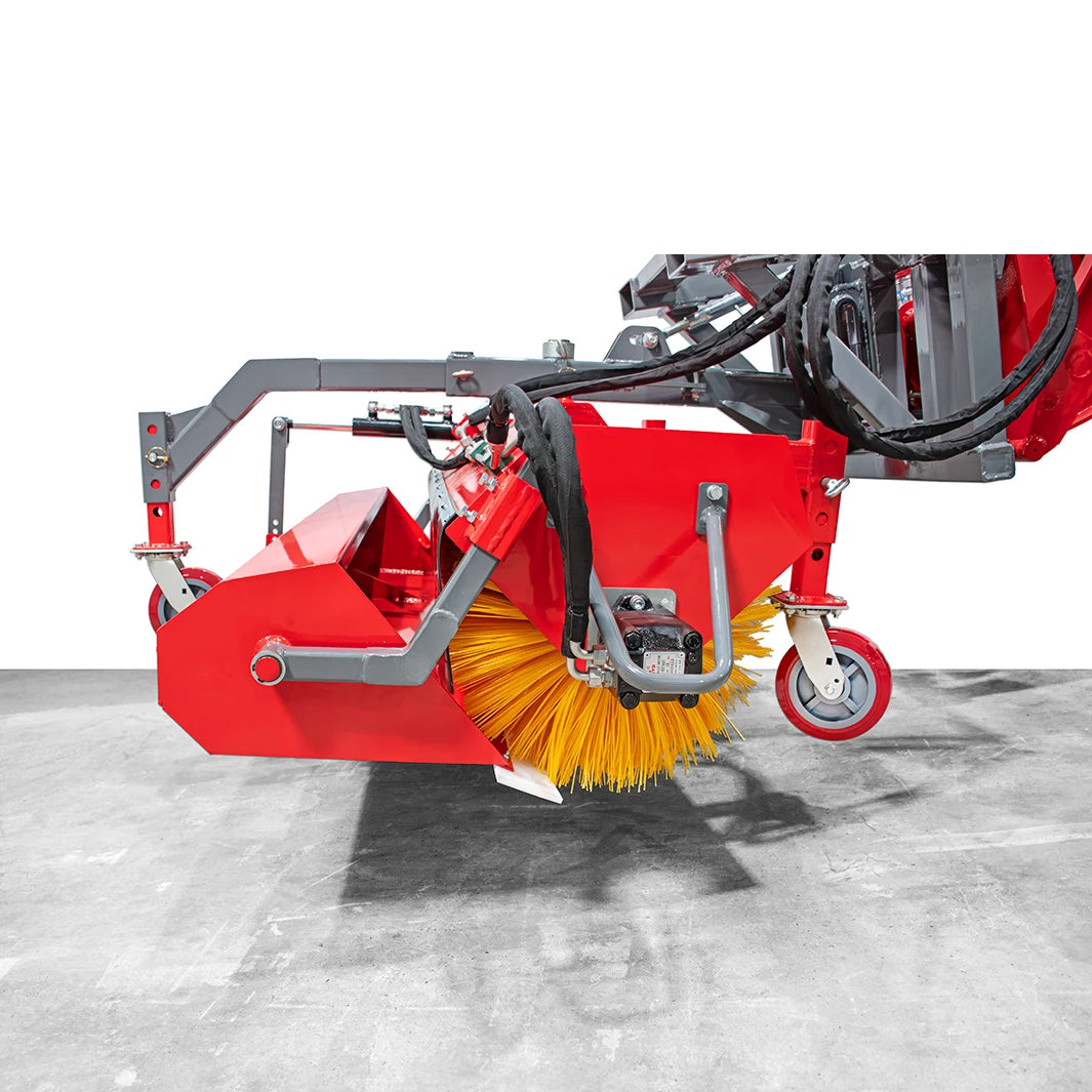 Anbau-Kehrmaschine "Canberra 180" - 1,8 m Arbeitsbreite, Euro-Aufnahme, Staplerzinken