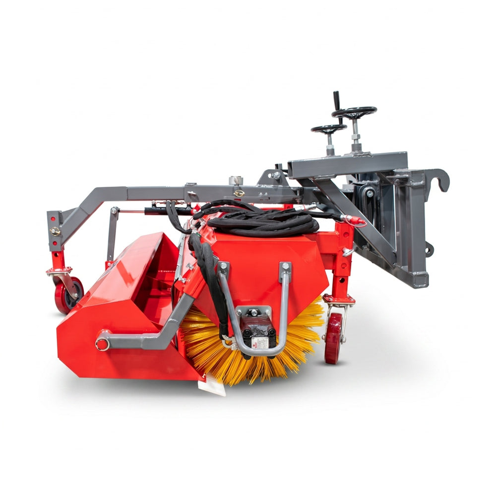 Anbau-Kehrmaschine "Canberra 180" - 1,8 m Arbeitsbreite, Euro-Aufnahme, Staplerzinken
