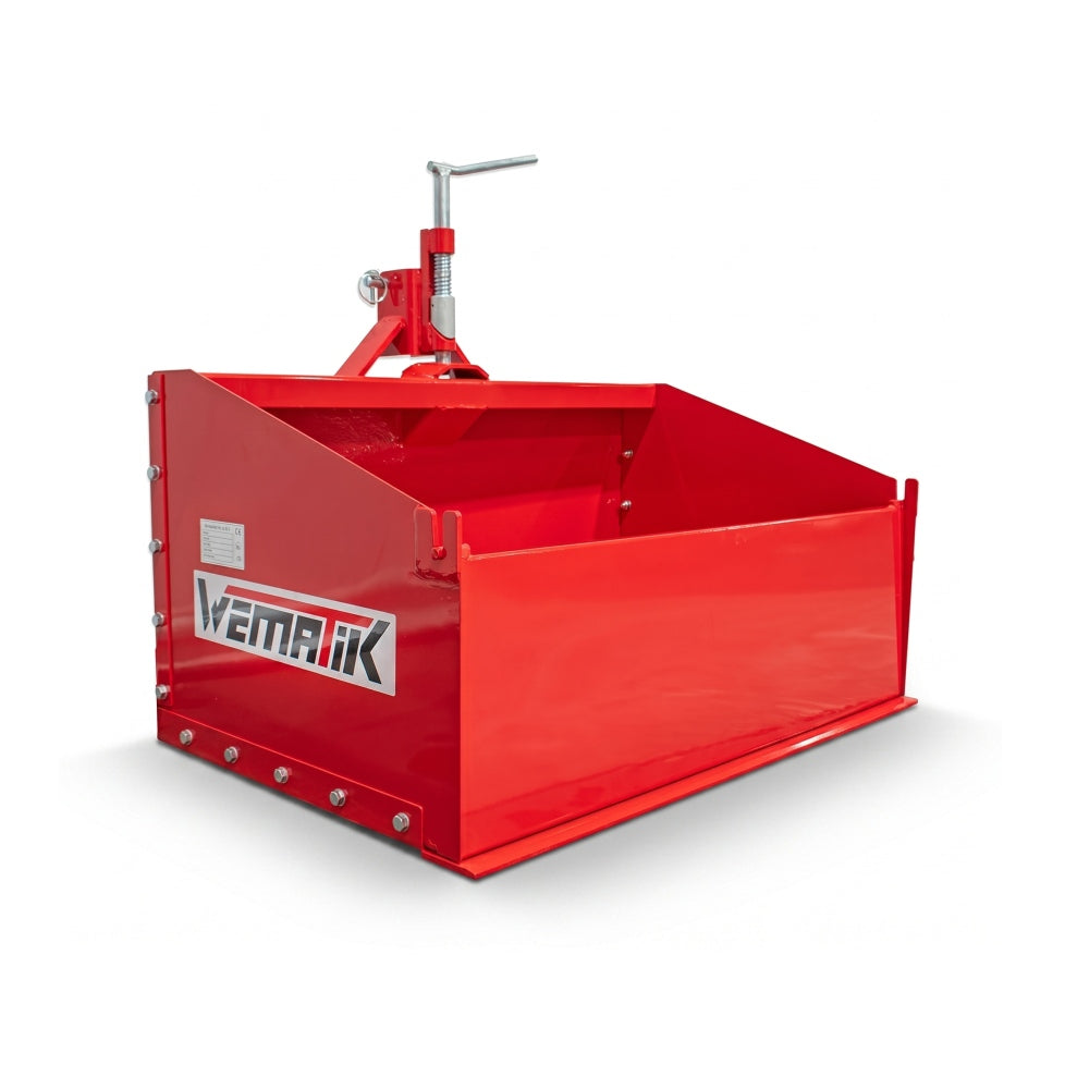 Heckcontainer "Albury 100", Heckmulde, Transportbox, 3-Punkt-Aufnahme Kat. 1