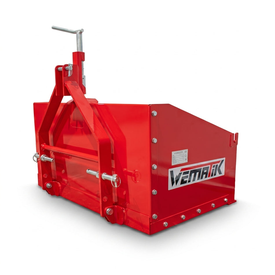 Heckcontainer "Albury 100", Heckmulde, Transportbox, 3-Punkt-Aufnahme Kat. 1