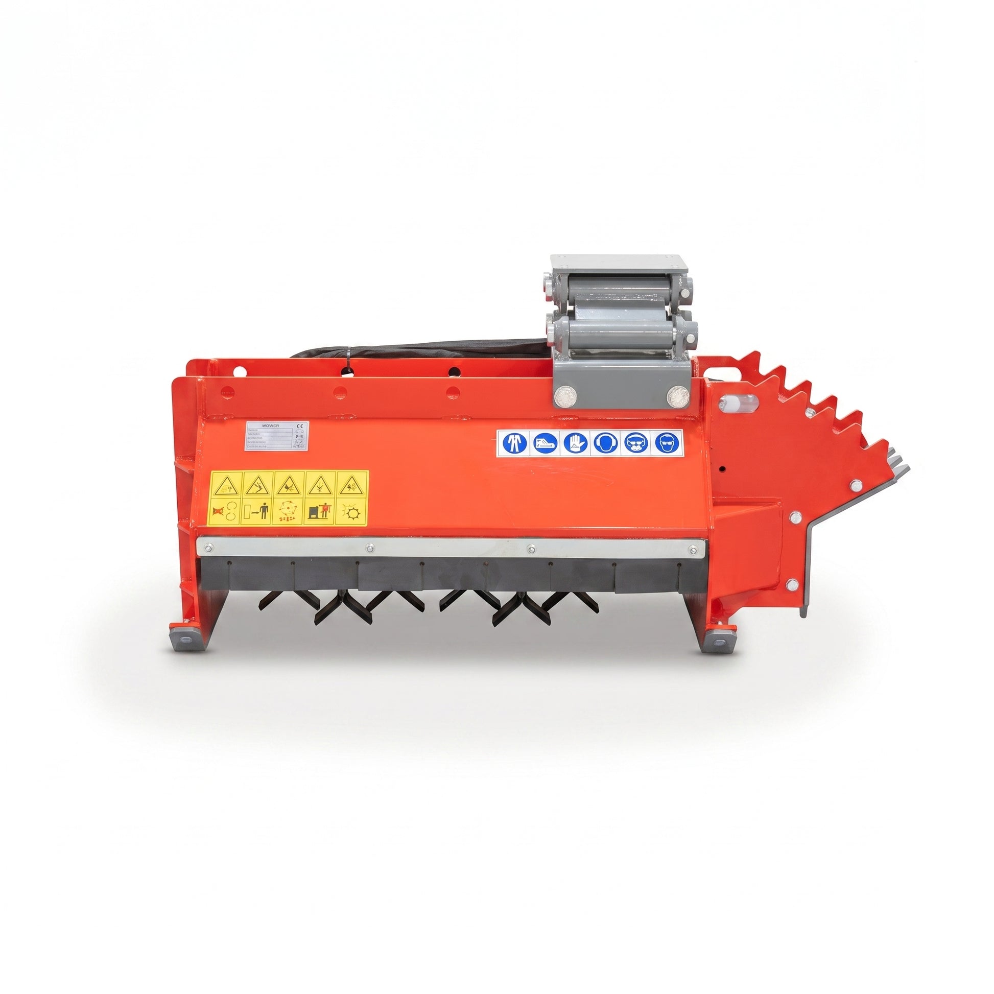 Baggermulcher 80 cm, Schlegelmulcher mit Y-Messer, Hydraulikantrieb