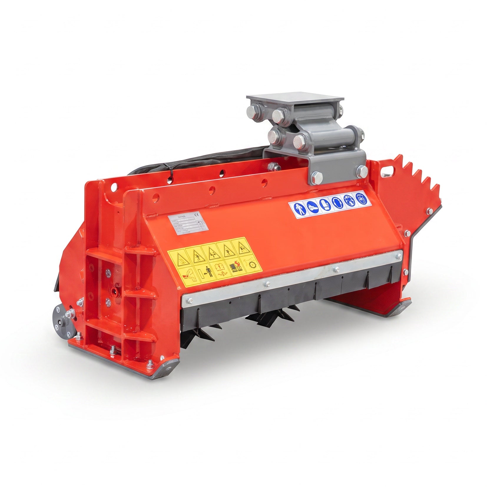 Baggermulcher 80 cm, Schlegelmulcher mit Y-Messer, Hydraulikantrieb