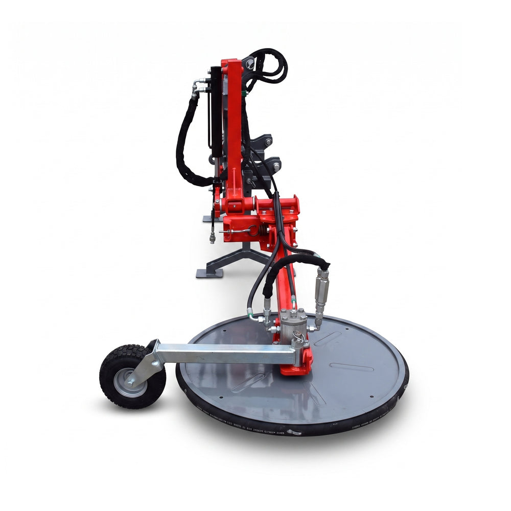Zaunmäher mit Euroaufnahme, hydraulischer Antrieb, 80 cm Arbeitsbreite