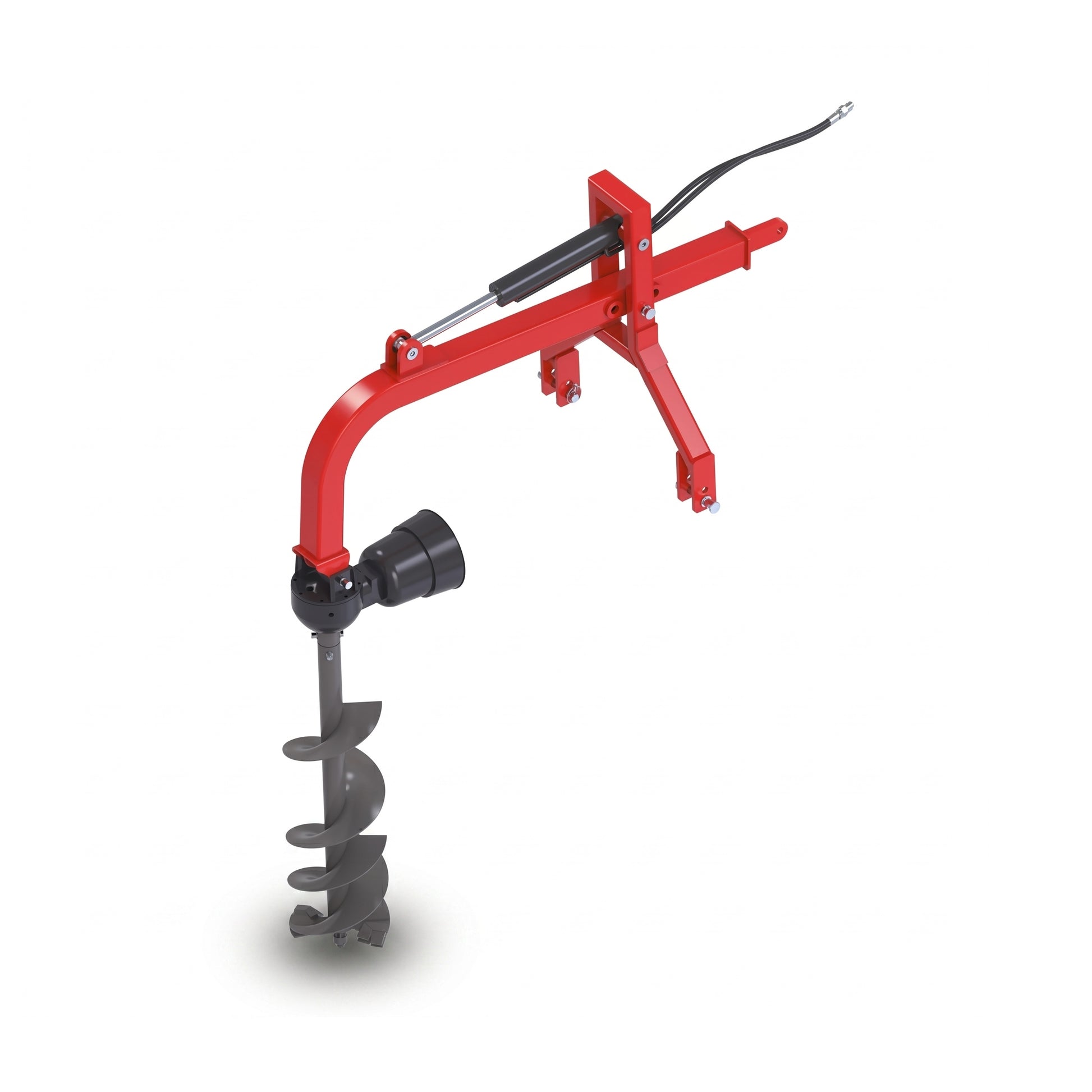 Erdbohrer "Adelaide Plus" mit 12" Bohrer, für 3-Punkt-Aufnahme Kat. 1 und Kat. 2