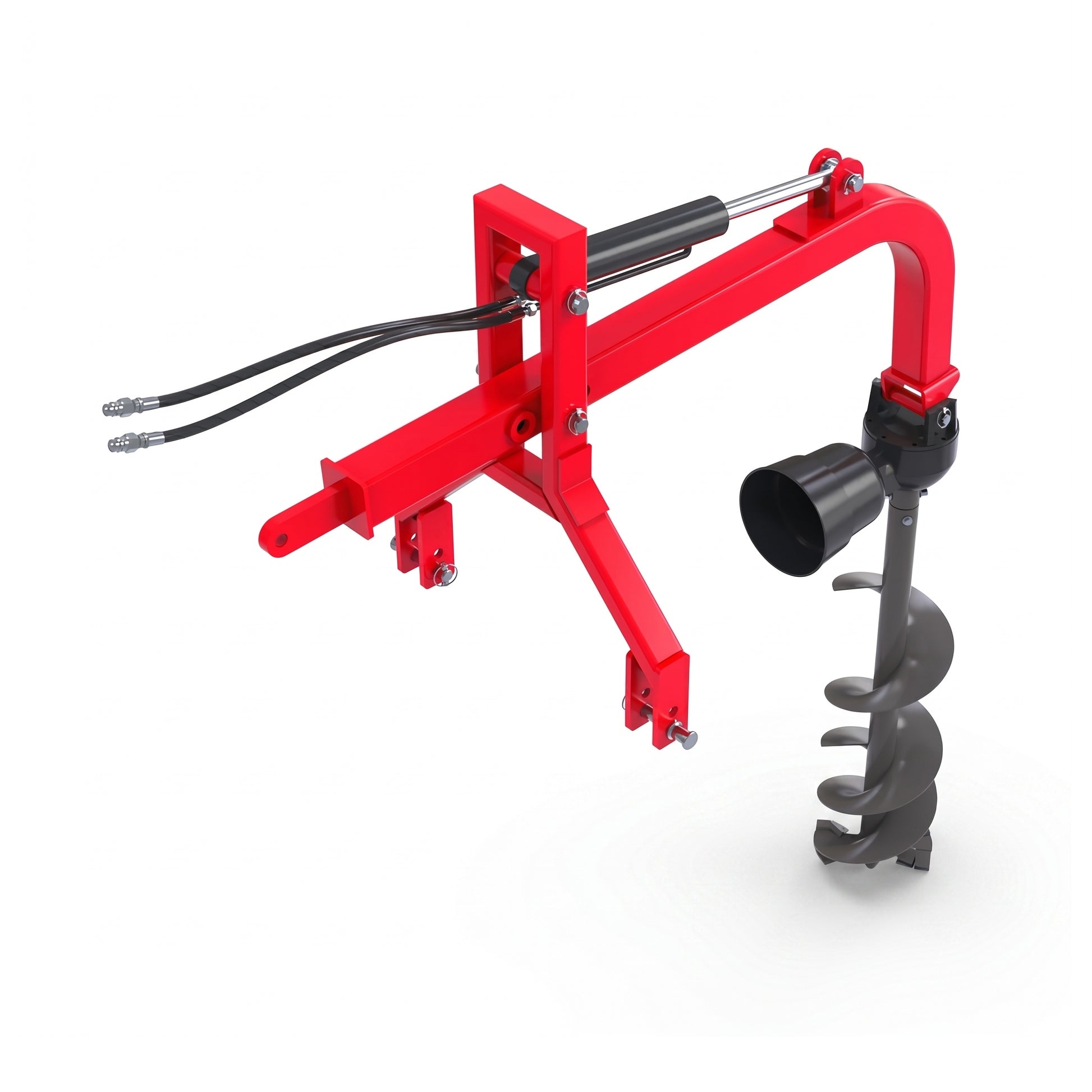 Erdbohrer "Adelaide Plus" mit 12" Bohrer, für 3-Punkt-Aufnahme Kat. 1 und Kat. 2