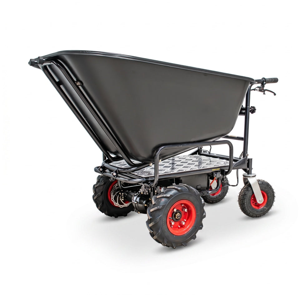 Elektrische Schubkarre "Regina", 250 kg Ladekapazität, Akku-Betriebszeit 7 Std.