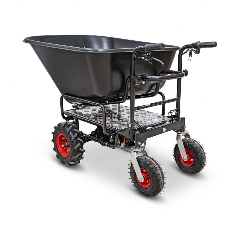Elektrische Schubkarre "Regina", 250 kg Ladekapazität, Akku-Betriebszeit 7 Std.