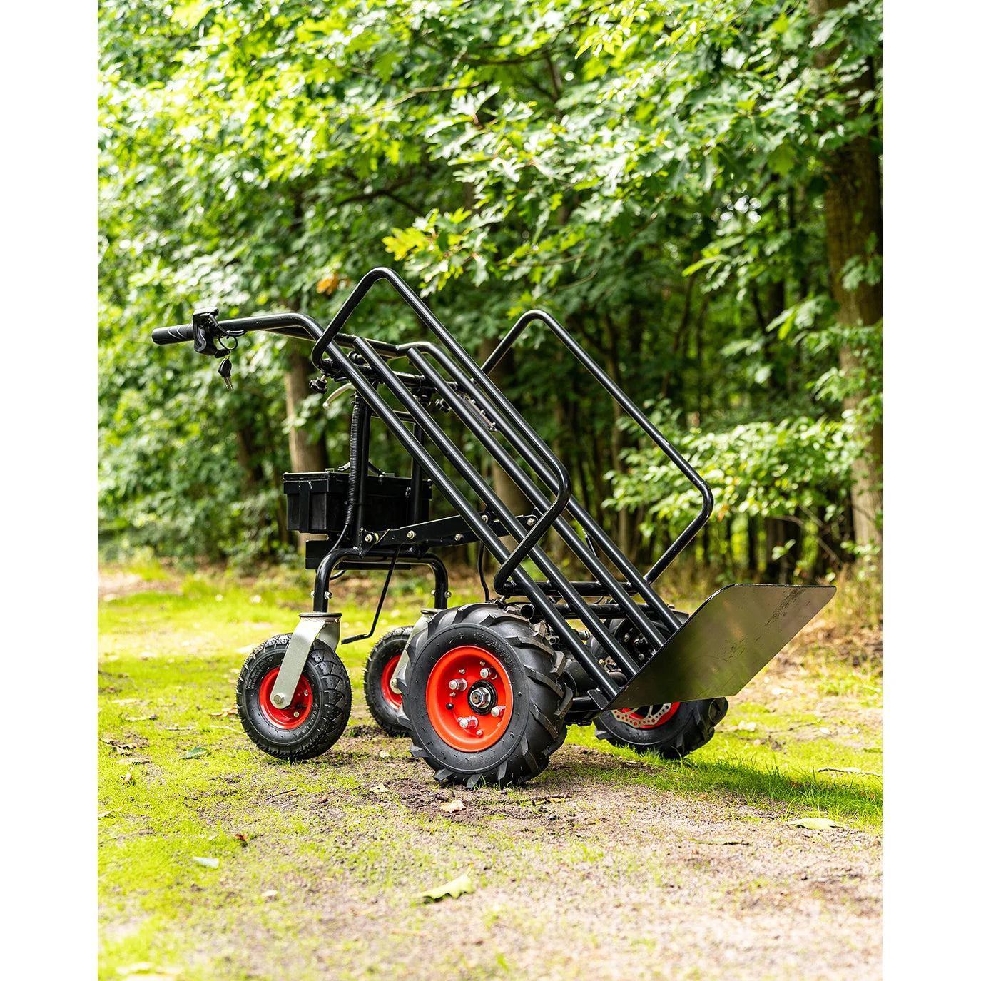 Elektrische Schubkarre "Brandon", 250 kg Ladekapazität, Rückwärtsgang