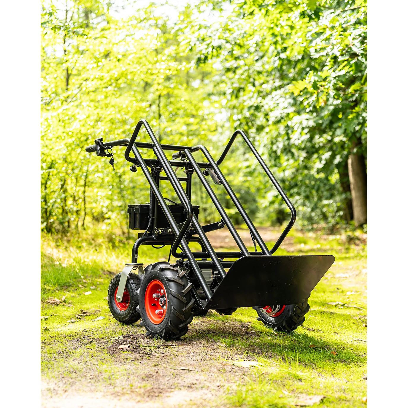 Elektrische Schubkarre "Brandon", 250 kg Ladekapazität, Rückwärtsgang