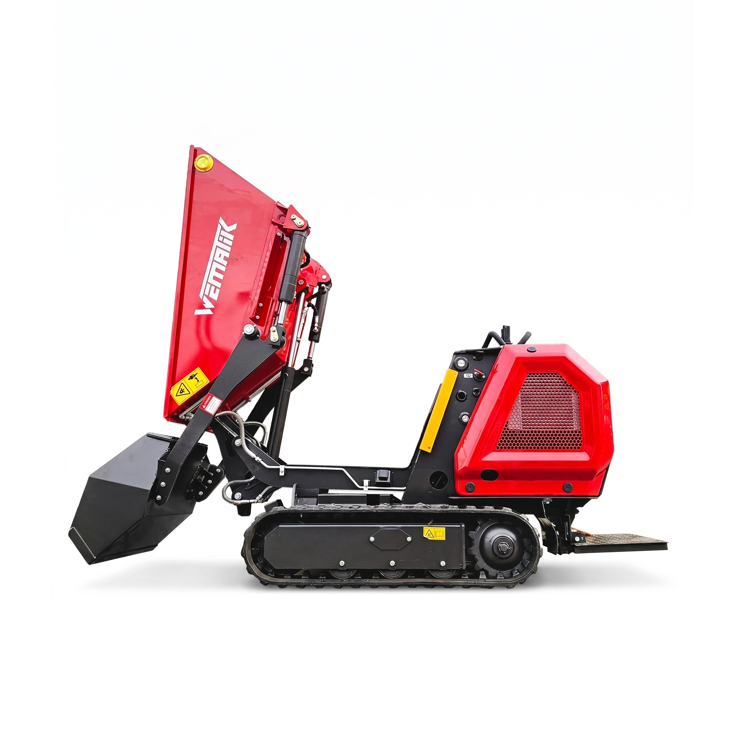 Raupendumper "Thunder Bay" mit Schaufel, 800 kg Hubkraft, 9,9 kW, 1,7 m Auskipphöhe