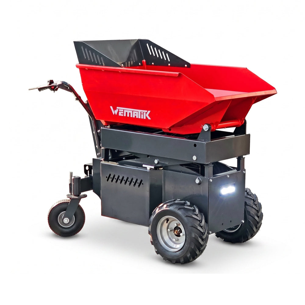 Elektrische Schubkarre "Victoria Pro", 500 kg Hubkraft, Pendelachse, 1 kW