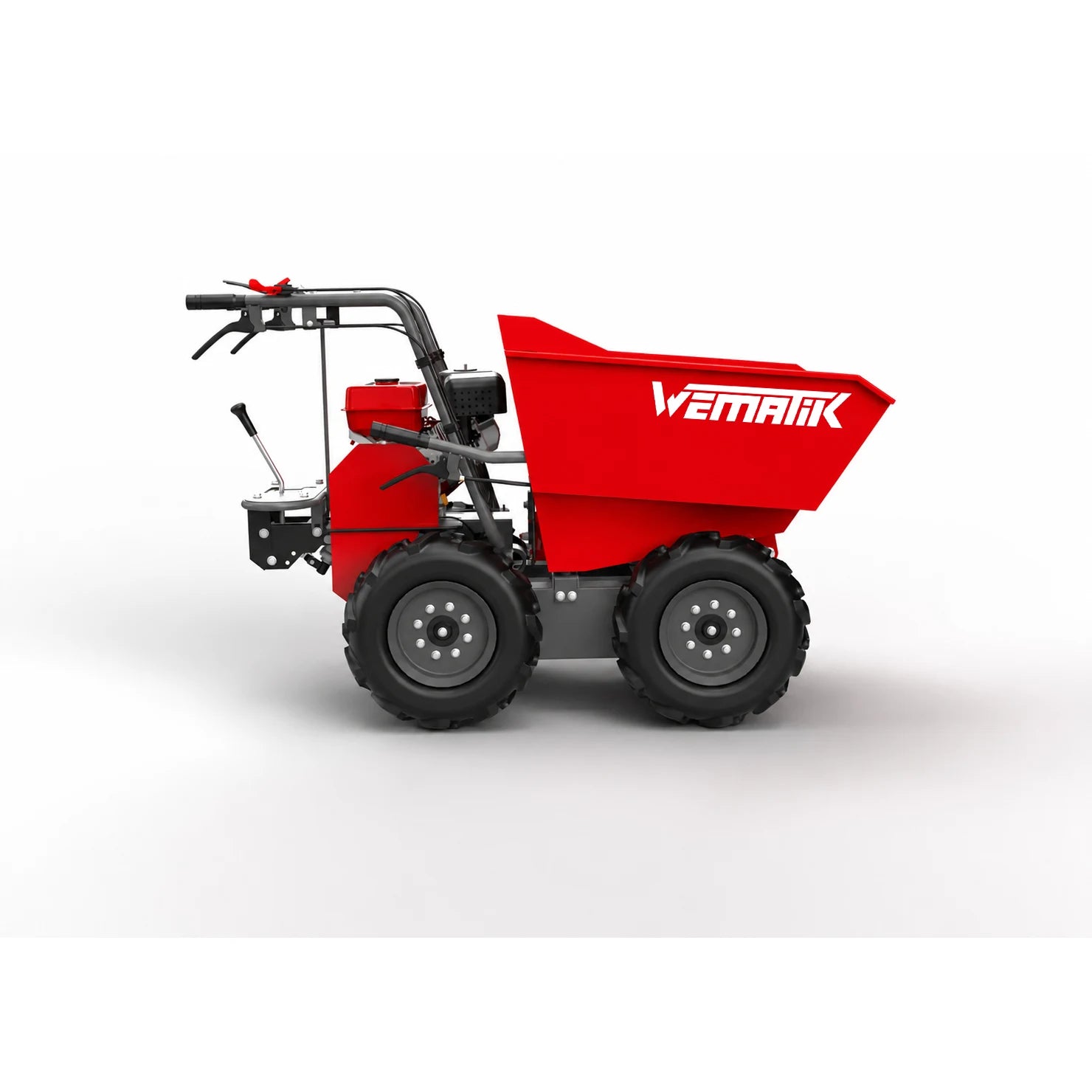 Raupendumper WDR 400 - 400 kg Ladekapazität, Benzin, 3F + 2R Gänge