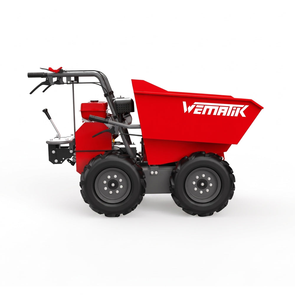 Raddumper WDR 400 - 400 kg Ladekapazität, Benzin, 3F + 1R Gänge