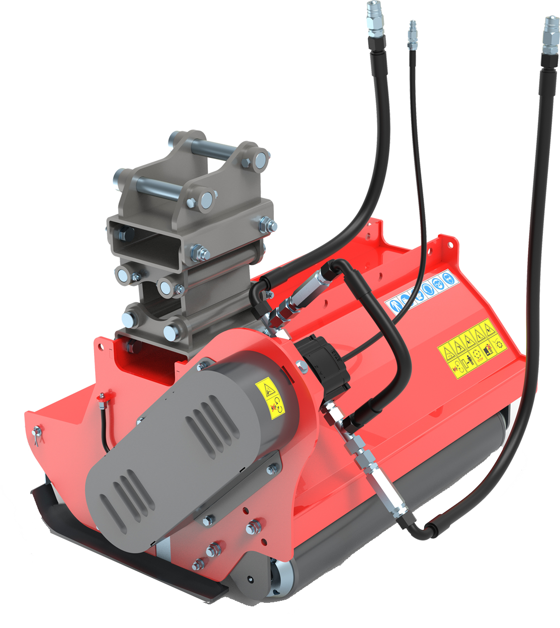 Baggermulcher "120", Schlegelmulcher für Bagger, 1,19 m Arbeitsbreite