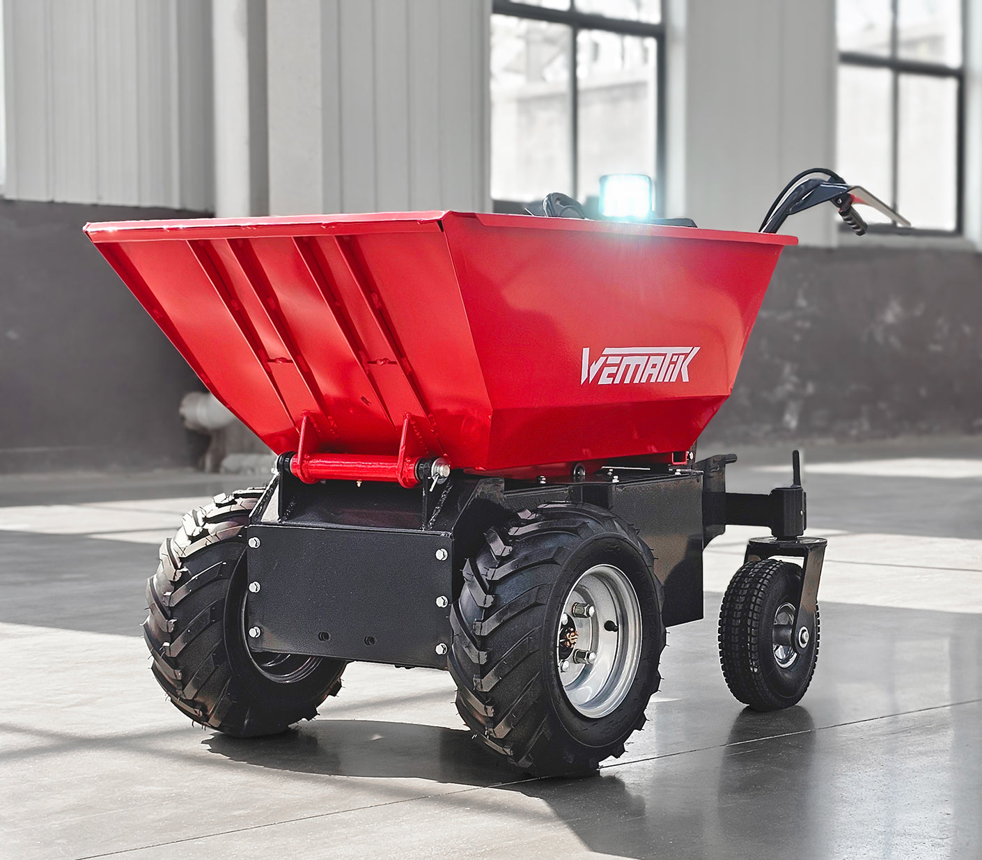 Elektrische Schubkarre "Victoria Plus", 500 kg Hubkraft, 1000 W Elektromotor
