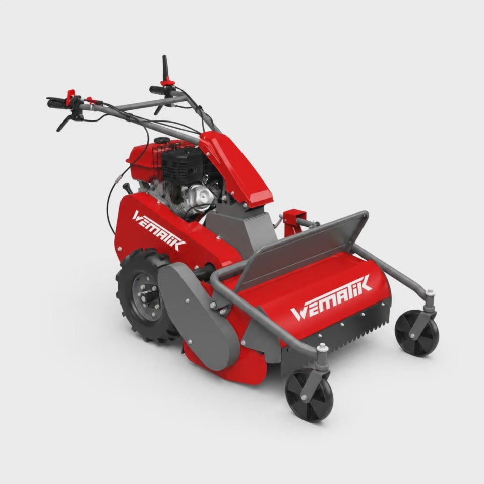 Video laden: selbstfahrender Schlegelmulcher WMX663,  70 cm Arbeitsbreite, 6,3 kW