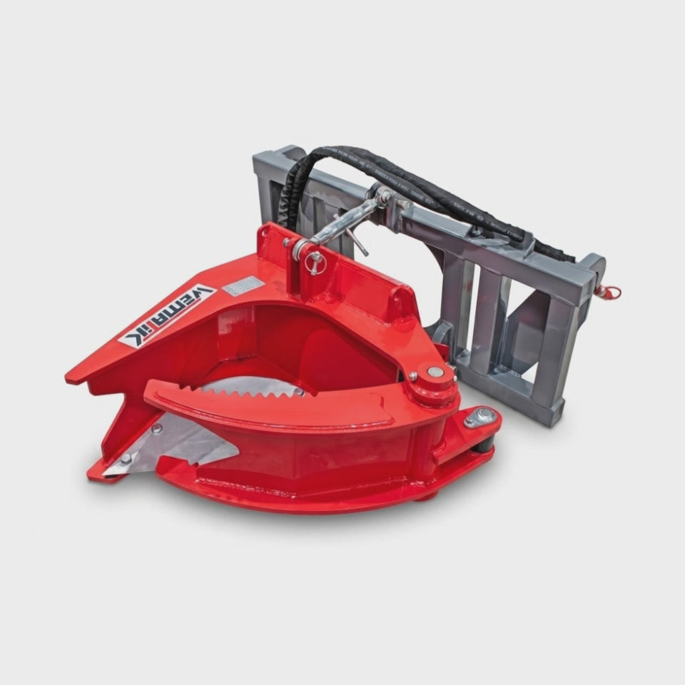 Video laden: Fällgreifer mit Euro-Aufnahme, hydraulisch, 150 mm Stammdurchmesser maximal