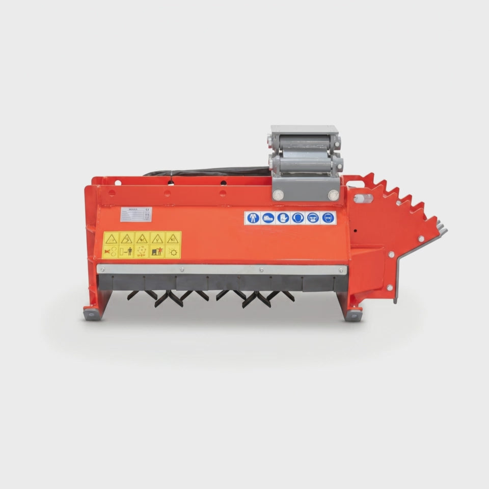 Video laden: Baggermulcher 80 cm, Schlegelmulcher mit Y-Messer, Hydraulikantrieb