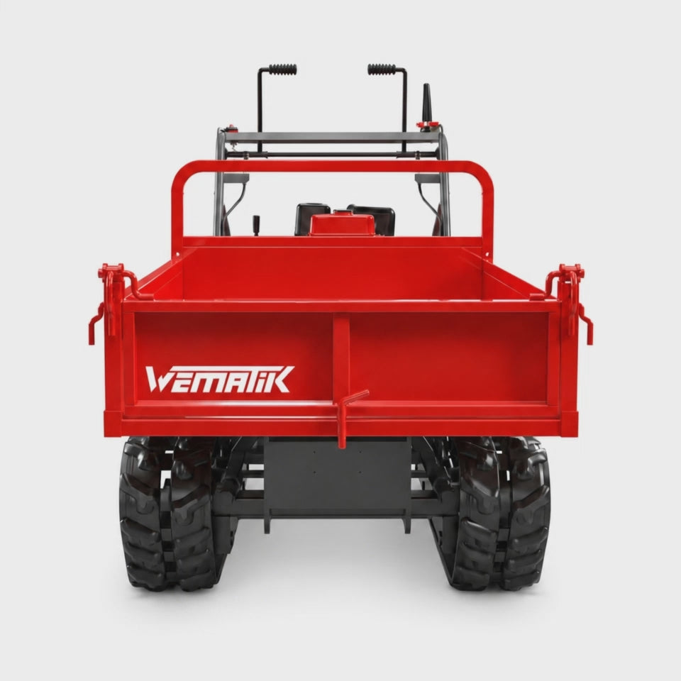 Video laden: Raupendumper WD 750H - 750 kg Ladekapazität, Benzin Motor, 4,4 kW