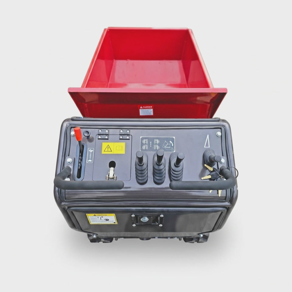 Video laden: Raupendumper "North Bay", Minidumper, 500 kg Hubkraft, 5,8 kW, 2,0 km/h
